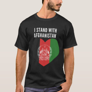 Ich stehe mit Afghanistan in Verbindung und stehe T-Shirt