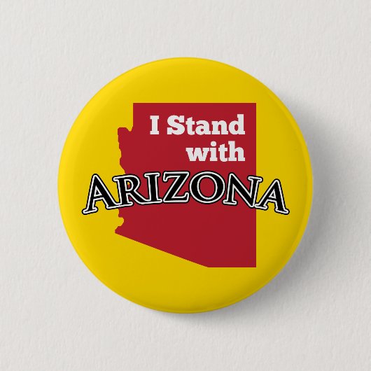 Ich stehe mit Arizona Button (Vorderseite)