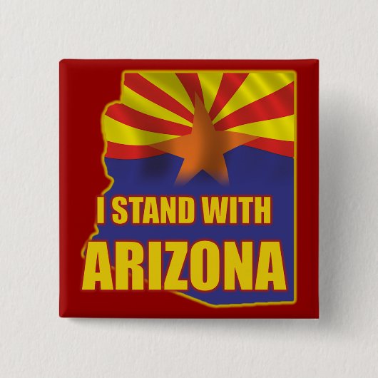Ich stehe mit Arizona Button (Vorderseite)