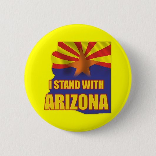 Ich stehe mit Arizona Button (Vorderseite)