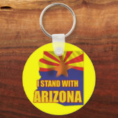 Ich stehe mit Arizona Schlüsselanhänger (Vorderseite)
