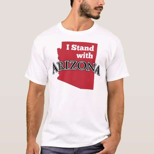 Ich stehe mit Arizona T-Shirt (Vorderseite)