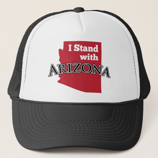 Ich stehe mit Arizona Truckerkappe (Vorderseite)
