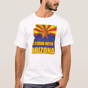 Ich stehe mit Arizona - Unterstützung SB1070 T-Shirt