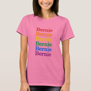 Ich stehe mit Bernie-Sandpapierschleifmaschinen - T-Shirt