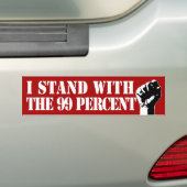 Ich stehe mit dem 99% Autoaufkleber (Auf Auto)