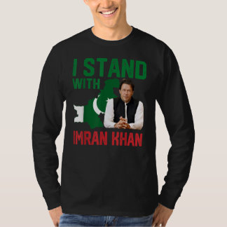 Ich stehe mit dem PTI-Party von Imran Khan in Paki T-Shirt