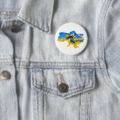Ich stehe mit dem Slogan der Ukraine Button (Beispiel)