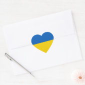 Ich stehe mit dem Ukraine Custom Heart Stickers Se (Umschlag)