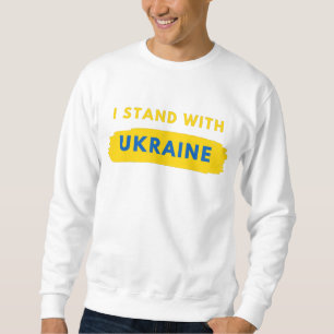 Ich stehe mit dem Ukraine-Shirt Sweatshirt