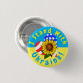 Ich stehe mit den Buttons für die Sonnenblumen in (Vorne & Hinten)