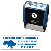 Ich stehe mit der freiheitlichen Briefmarke in der Permastempel (Beispiel)