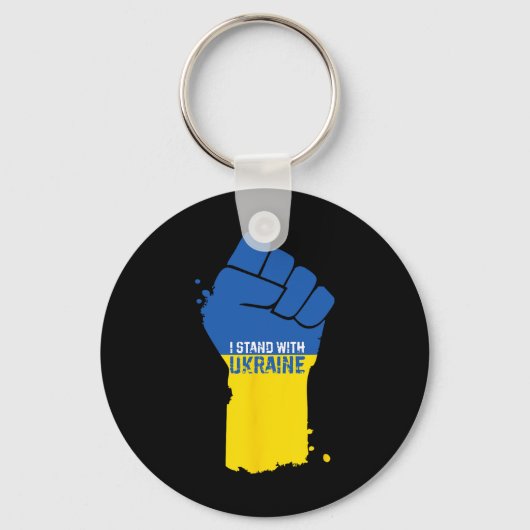 Ich stehe mit der Ukraine 11 Schlüsselanhänger (Vorderseite)