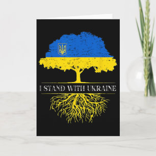 Ich stehe mit der Ukraine 2025 Shirts Ukrainische Karte