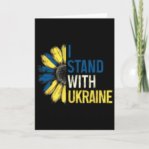 Ich stehe mit der Ukraine 2025 Shirts Ukrainische Karte