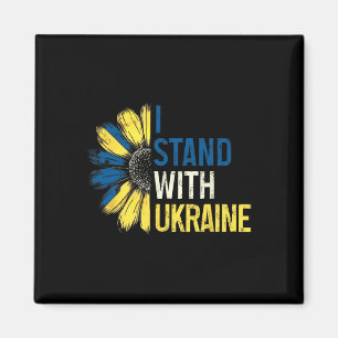 Ich stehe mit der Ukraine 2025 Shirts Ukrainische  Magnet