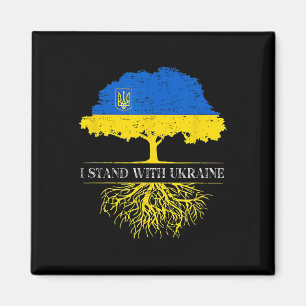 Ich stehe mit der Ukraine 2025 Shirts Ukrainische  Magnet