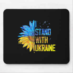 Ich stehe mit der Ukraine 2025 Shirts Ukrainische Mousepad