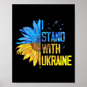 Ich stehe mit der Ukraine 2025 Shirts Ukrainische  Poster