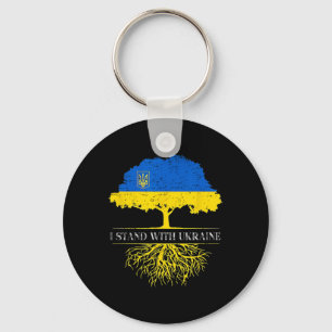 Ich stehe mit der Ukraine 2025 Shirts Ukrainische  Schlüsselanhänger