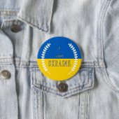 Ich stehe mit der Ukraine!!! 7,5 cm Abzeichen Button (Beispiel)