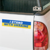 Ich stehe mit der Ukraine Autoaufkleber (Auf Lkw)