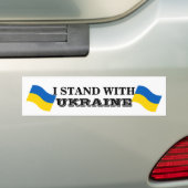 ICH STEHE MIT DER UKRAINE AUTOAUFKLEBER (Auf Auto)