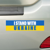 Ich stehe mit der Ukraine Autoaufkleber (Auf Auto)