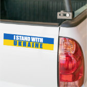 Ich stehe mit der Ukraine Autoaufkleber (Auf Lkw)