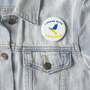 Ich stehe mit der Ukraine Button