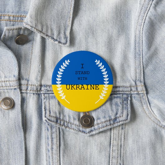Ich stehe mit der Ukraine!!! Button (Beispiel)