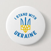 Ich stehe mit der Ukraine Button (Vorderseite)