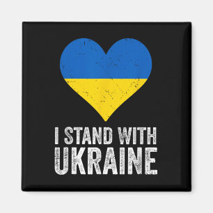Ich stehe mit der Ukraine da - Stopp Putins Unters Magnet