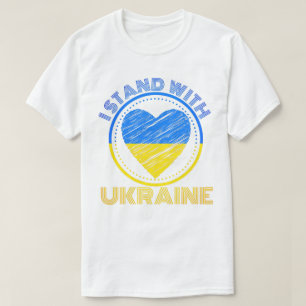 ICH STEHE MIT DER UKRAINE - DER UKRAINE - UNTERSTÜ T-Shirt