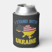 Ich stehe mit der Ukraine Dosenkühler (Kanne Vorderseite)