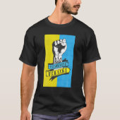 Ich stehe mit der Ukraine Gerettet Unterstützung f T-Shirt (Vorderseite)
