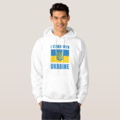 Ich stehe mit der Ukraine Hoodie (Vorne ganz)
