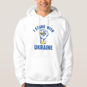 Ich stehe mit der Ukraine Hoodie