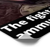 Ich stehe mit der Ukraine, ich stehe mit Zelensky Poster (Ecke)