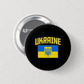 Ich stehe mit der Ukraine in Bedrängnis, die Hand Button (Vorne & Hinten)