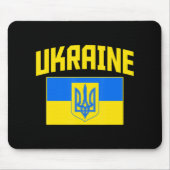 Ich stehe mit der Ukraine in Bedrängnis, die Hand Mousepad (Vorne)