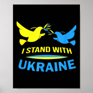 Ich stehe mit der Ukraine in Verbindung, die gegen Poster