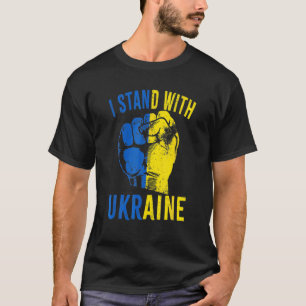Ich stehe mit der Ukraine in Verbindung und unters T-Shirt