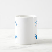 Ich stehe mit der Ukraine Kaffeetasse (Mittel)