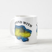 ICH STEHE MIT DER UKRAINE KAFFEETASSE (Vorderseite Links)