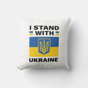 Ich stehe mit der Ukraine Kissen