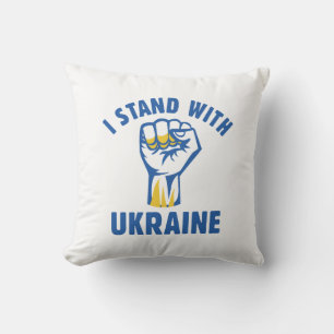 Ich stehe mit der Ukraine Kissen