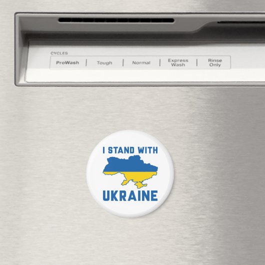 Ich stehe mit der Ukraine Magnet (In Situ (Geschirrspüler))
