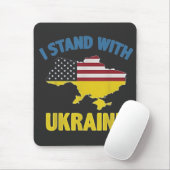 Ich stehe mit der Ukraine Mousepad (Mit Mouse)