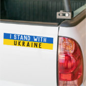 Ich stehe mit der Ukraine politisch Autoaufkleber (Auf Lkw)